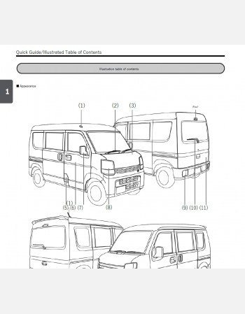 nissan nv100 clipper 2018-2019 owners manual in english